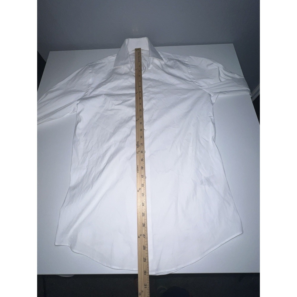 Suitsupply White Cotton Stretch Extra Slim Fit Dress Shirt - Picture 5 of 12